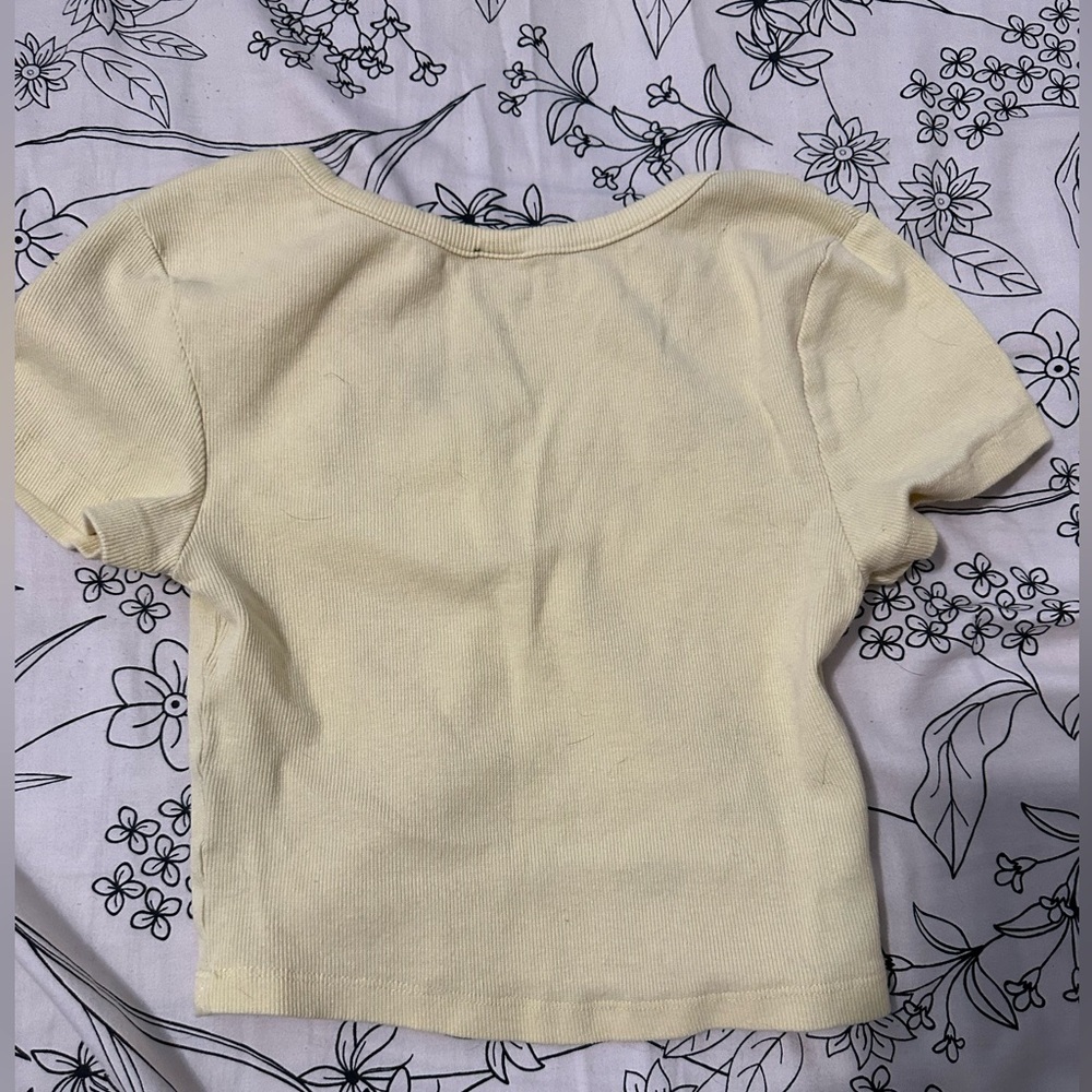 Yellow crop top - Picture 4 of 4